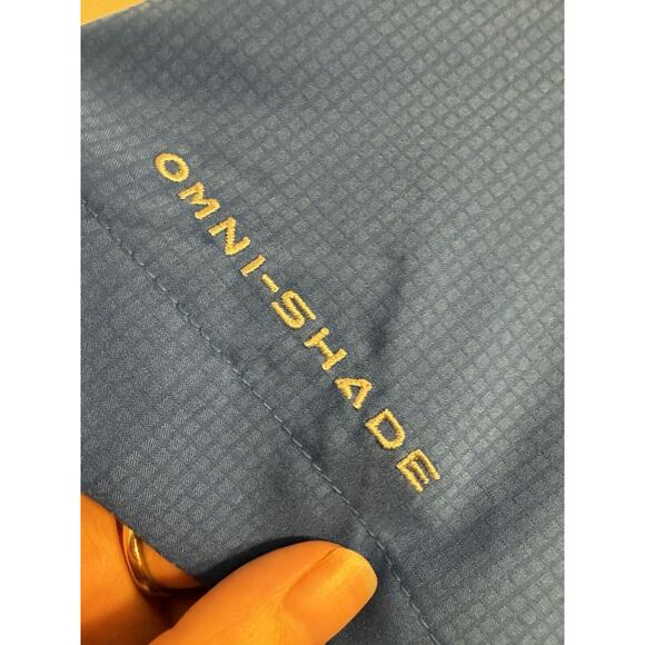 Columbia PFG Shirt XXL Omni Shade Blue Fishing Shirt Vented - Picture 6 of 8